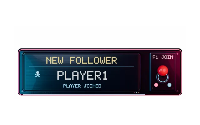 alertbox widget, retro-arcade look