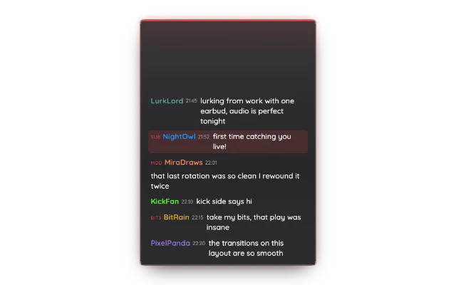 Chat in the Minimalism Dark look