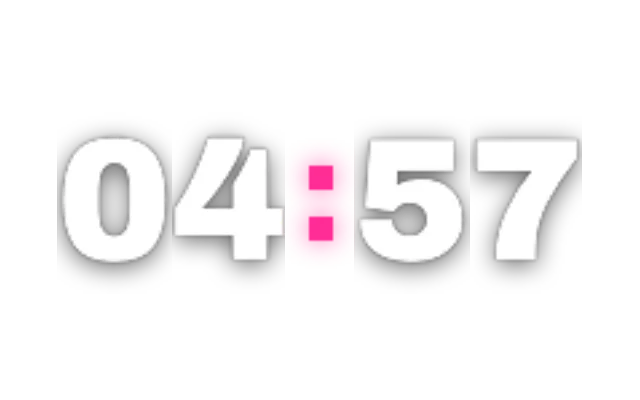 Timer widget in the Standard look