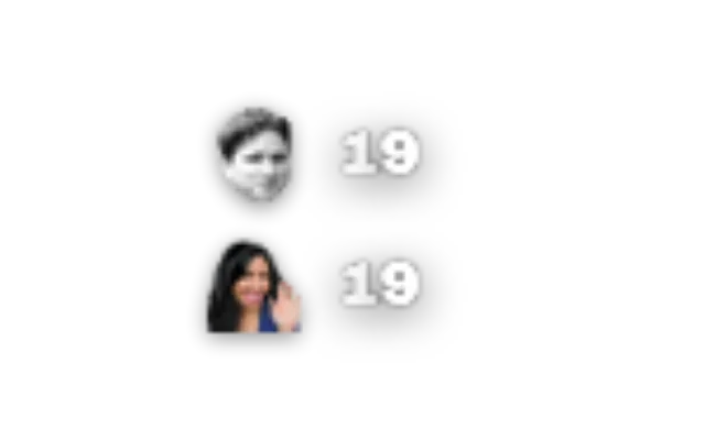 emote-counter widget, standard look
