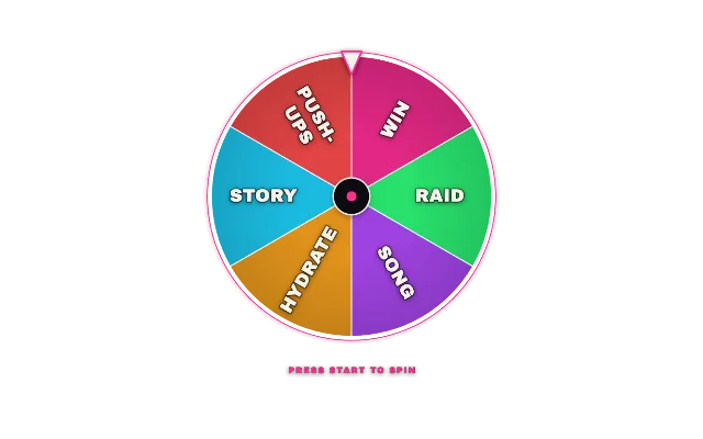 spin-wheel widget, standard look